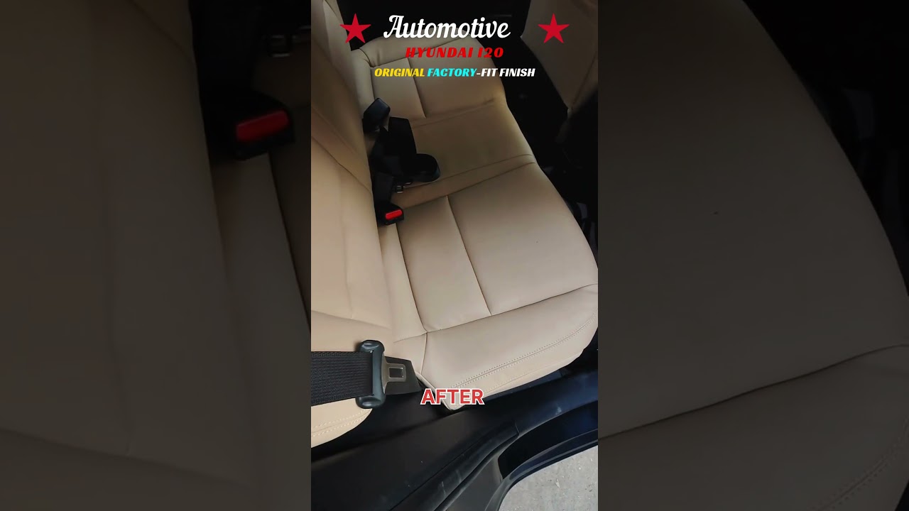 Чехлы на сиденья Hyundai i20 из высококачественной кожи | Оригинальная заводская посадка 🔥 | Orch...