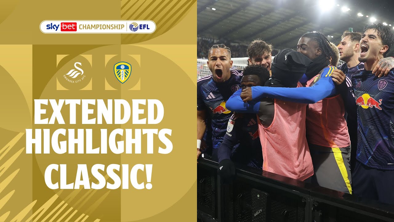 🤯 SEVEN GOAL CLASSIC! | Swansea City v Leeds United extended highlights