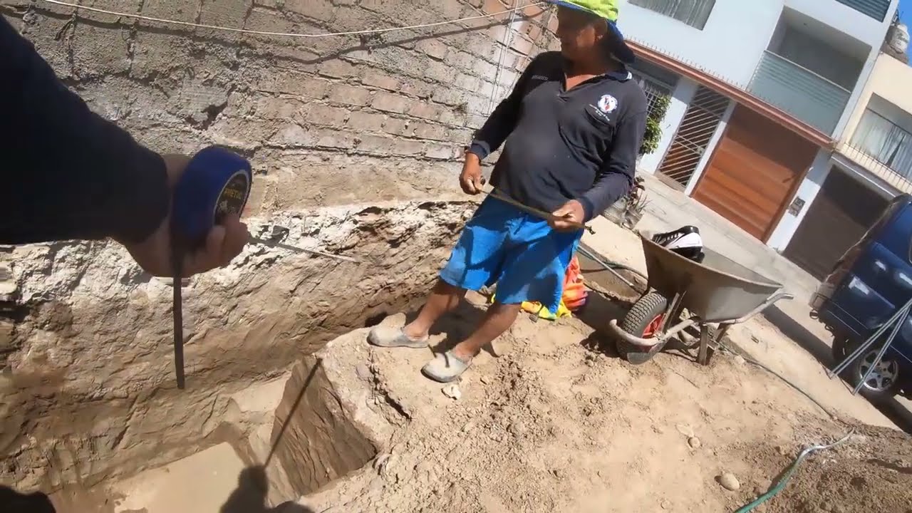 Cimentación vivienda 4 pisos en terreno arenoso 👷