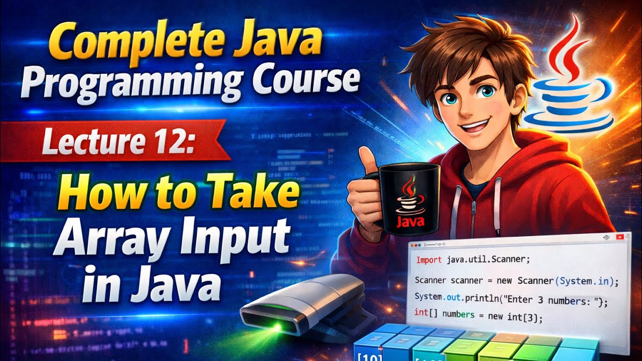 Lec-12 | Complete Java Programming Course for Beginners | Full Java Course Tutorial | Core Java