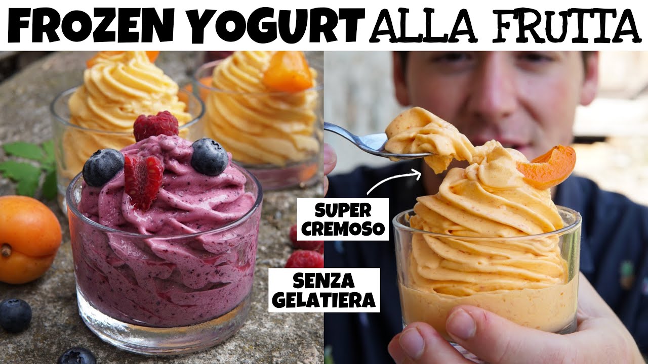 FROZEN YOGURT ALLA FRUTTA: il gelato istantaneo e leggero, ideale quando fa caldo | Davide Zambelli
