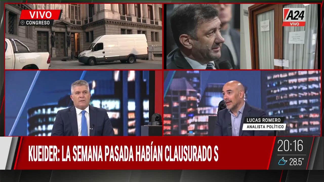 🔴 SENADO: ALLANAN OFICINAS DE KUEIDER Y DE DOS ASESORES