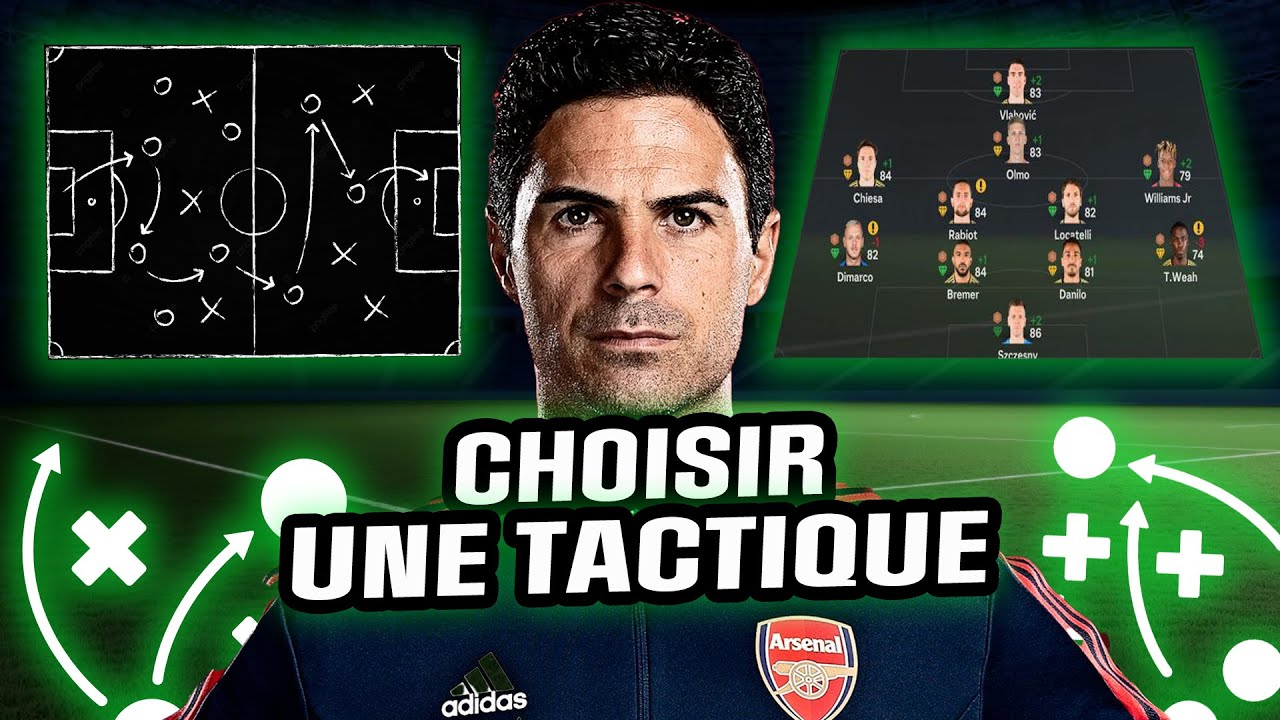 Comment CHOISIR la BONNE TACTIQUE sur FC24 !