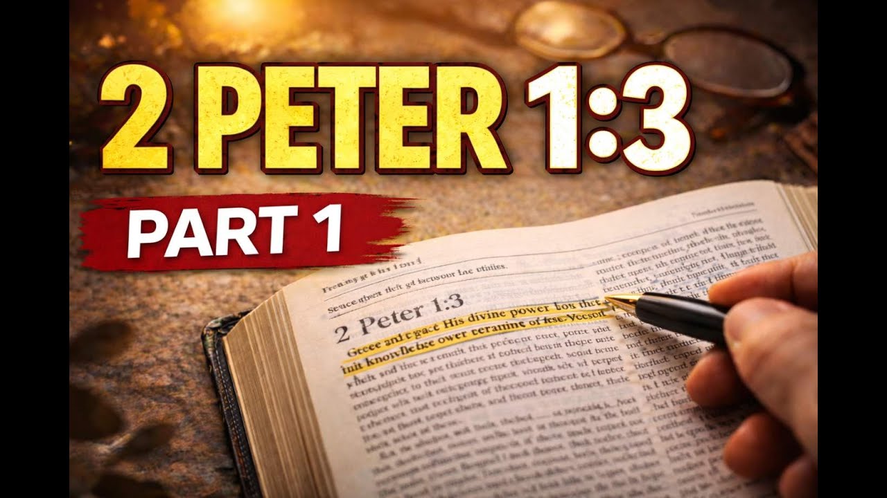 Breaking down 2 Peter 1:3 | Part 1