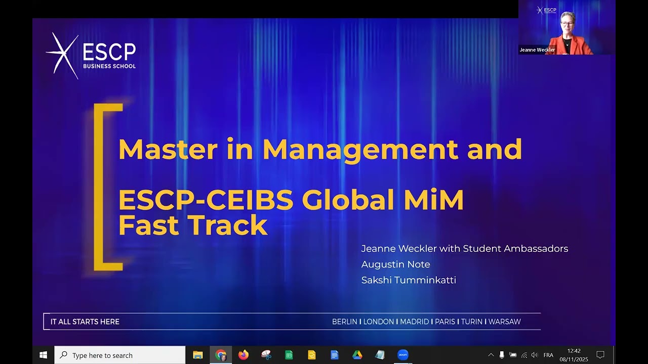 ESCP MiM and Global MiM