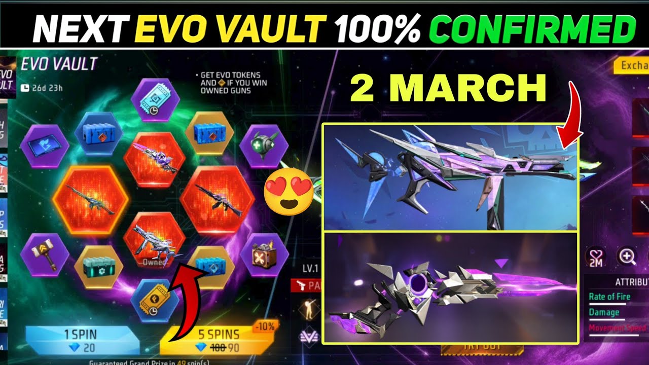 April Month Evo Vault Event 🥰| Evo m1887 & AK47 Gun Skin Return 🤔| Next Evo Gun Free Fire 🔥