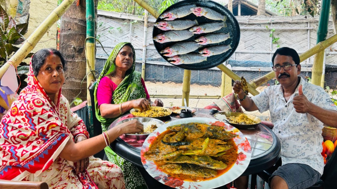 অনেকদিন পর মায়ের ইচ্ছায় বাড়িতে তেল কই রান্না করে খাওয়া দাওয়া করলাম॥