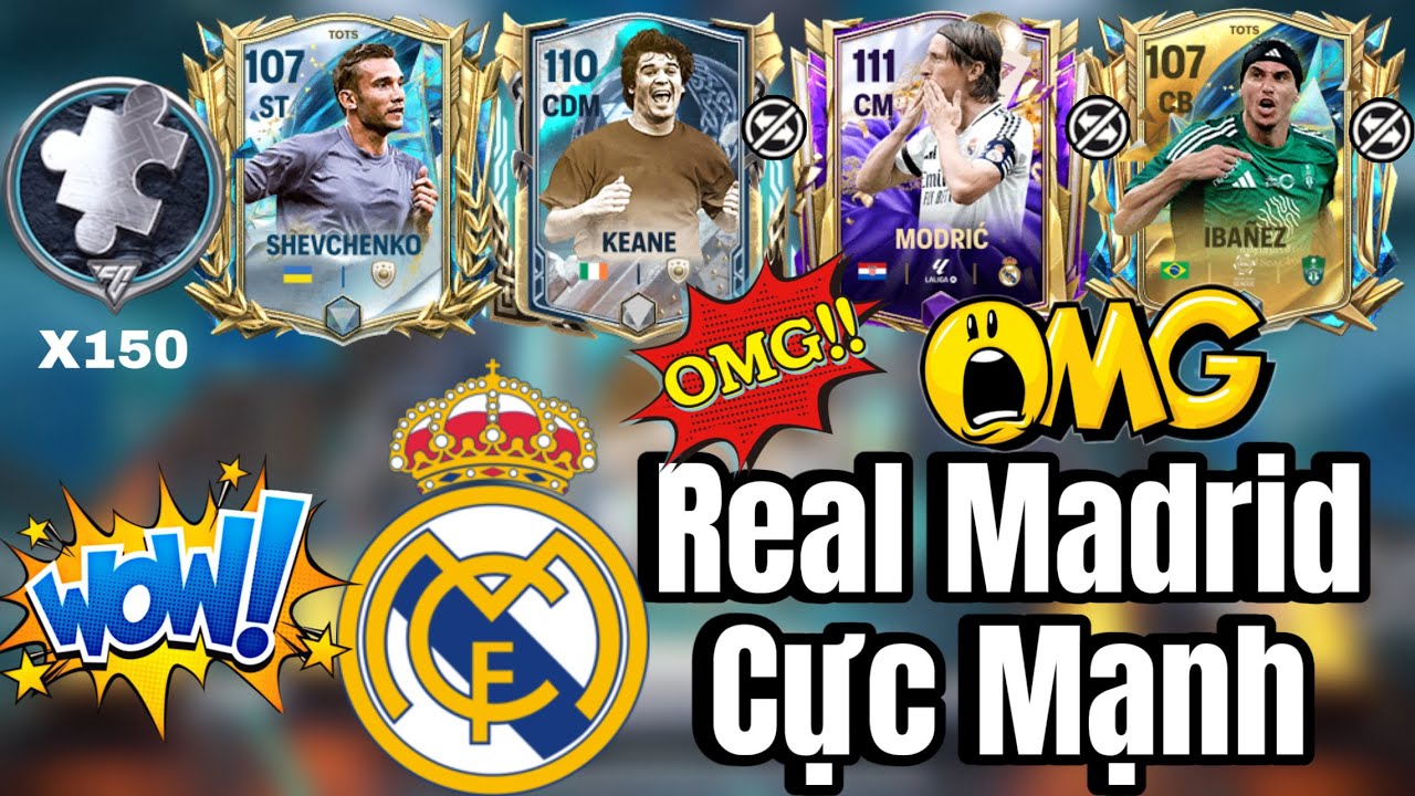 FC MOBILE | REAL MADRID CỰC MẠNH - MỘT TUẦN NHÂN PHẨM VỚI 3 SIÊU PHẨM CỰC PHÊ.