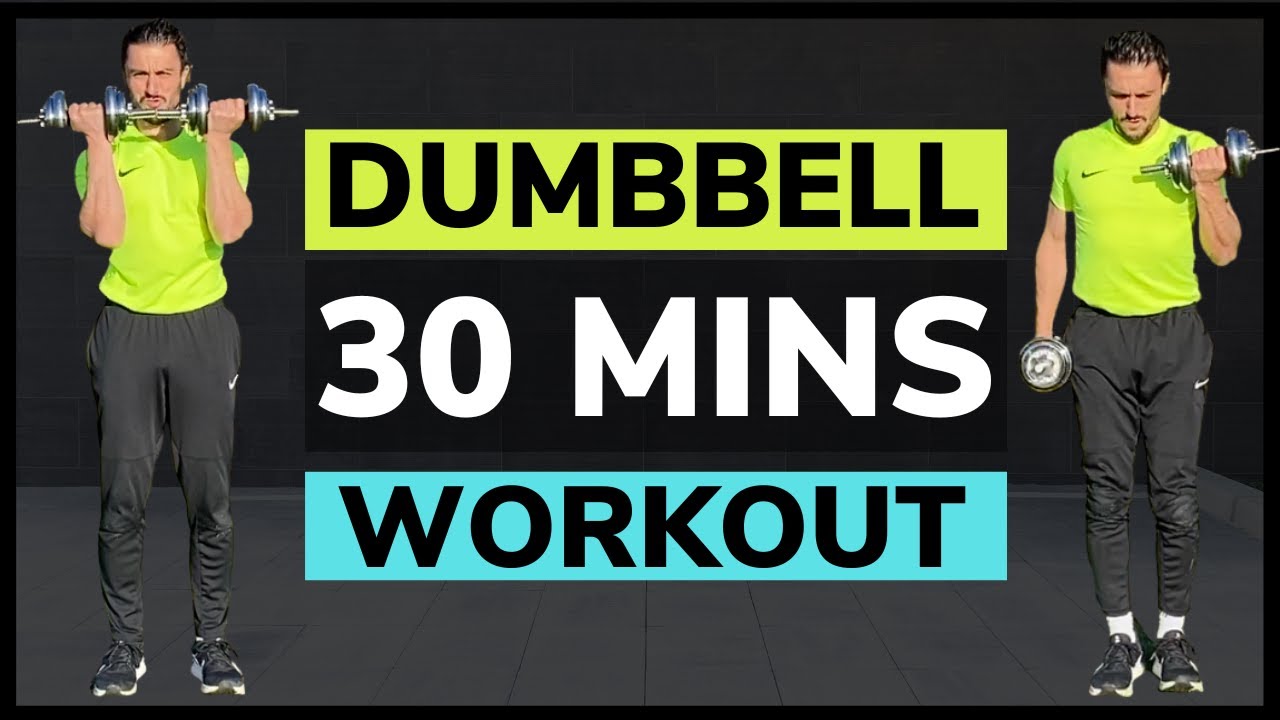 Toned Upper Body Dumbbell Workout & Core (Includes Warm Up) // 30 Min Strength Workout At Home