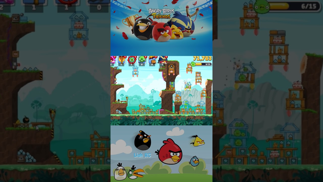 Angry Birds Friends | Liah RC #shorts #liahrc #liahrcgameplay #angrybirds #angrybirdsfriends