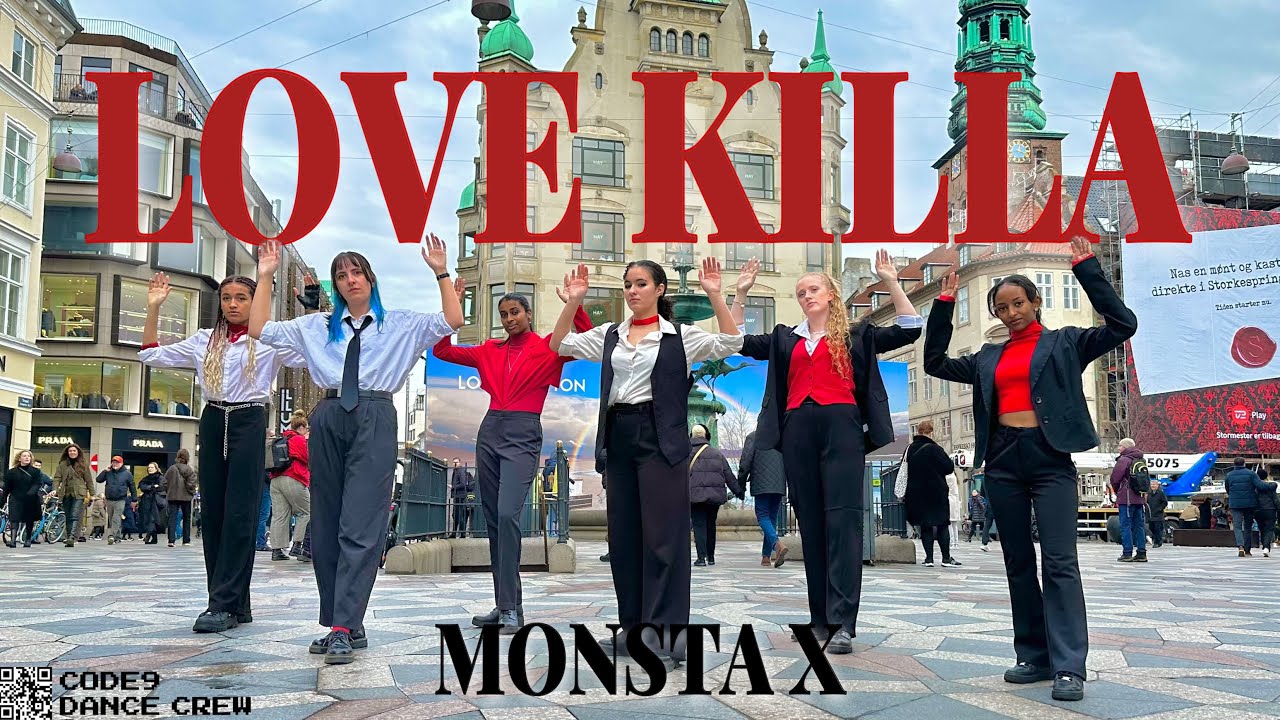 [KPOP IN PUBLIC] LOVE KILLA - MONSTA X Dance Cover from Denmark [ONETAKE] | CODE9 DANCE CREW