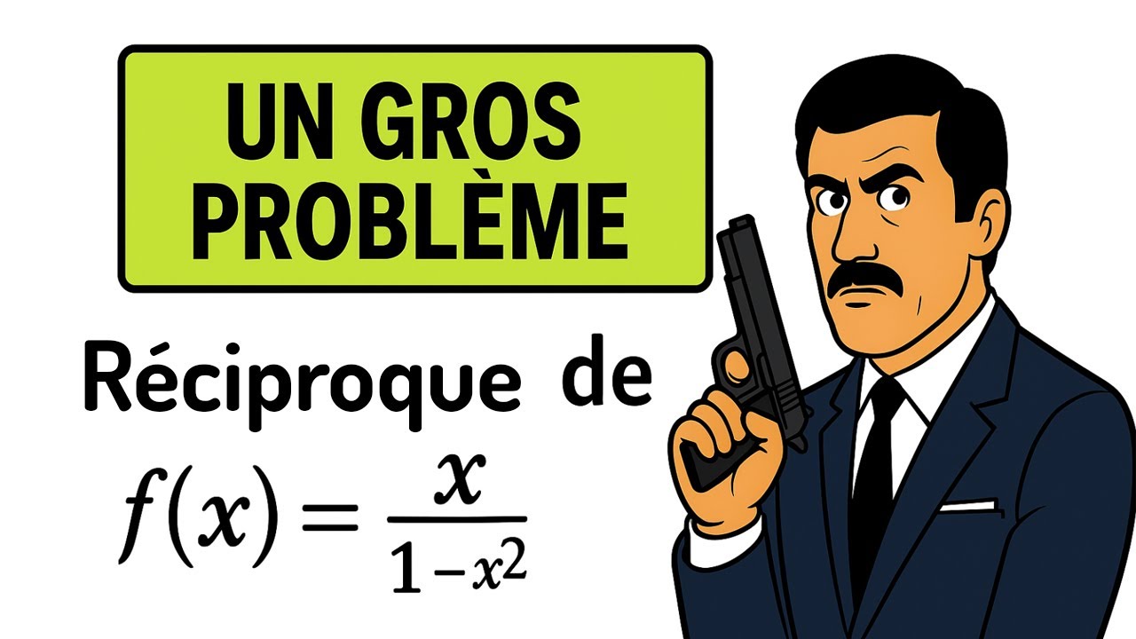Déterminer rigoureusement la fonction réciproque