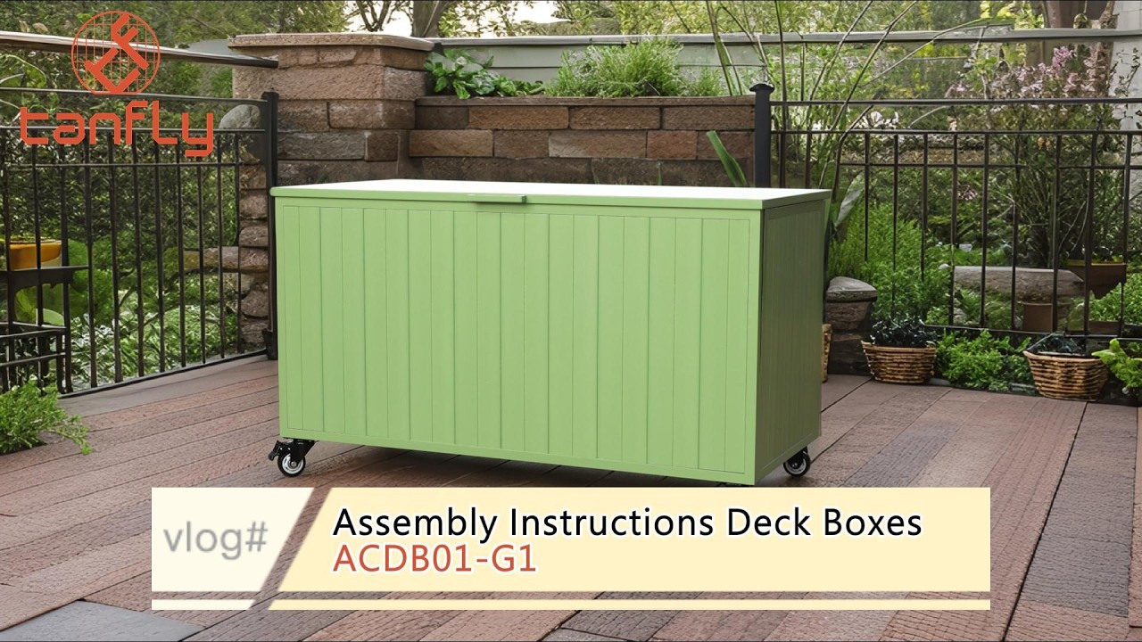 Assembly Instructions Deck Boxes ACDB01-G1