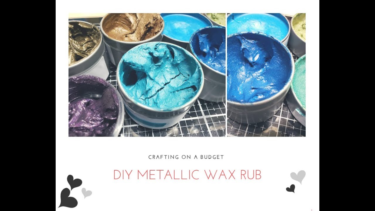 DIY Metallic Wax Rub