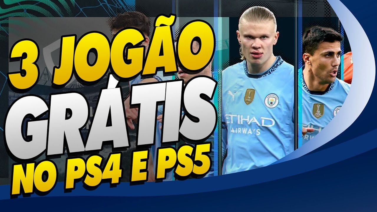 OBAAA! 3 JOG&Atilde;O GR&Aacute;TIS PRA SEMPRE E PRA TODOS ESTA SEMANA NO PS4 E PS5!