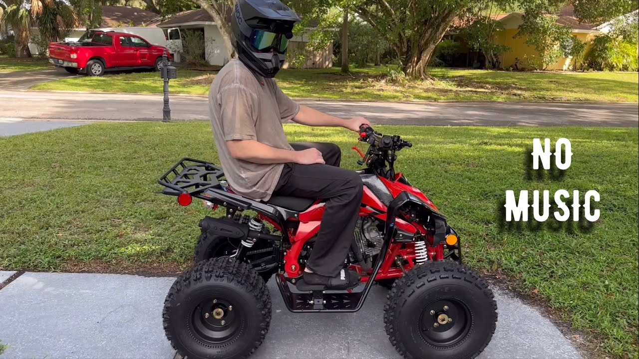 Apollo Blazer 9 ATV 125 куб. см — первый запуск; холодный запуск, сравнение размеров и скорость з...