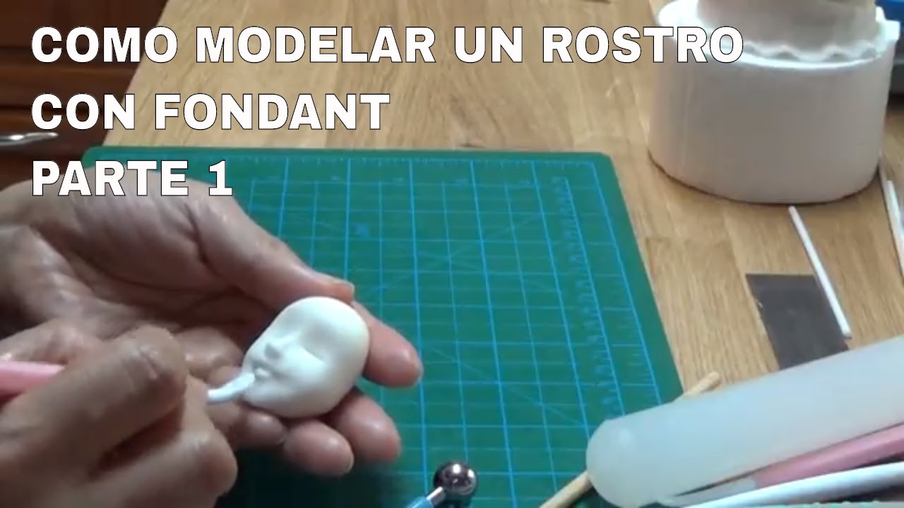 COMO MODELAR UN ROSTRO CON FONDANT