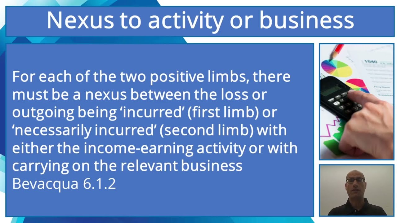 BX3112/LA4023/CO5120 Topic 3: General Deductions