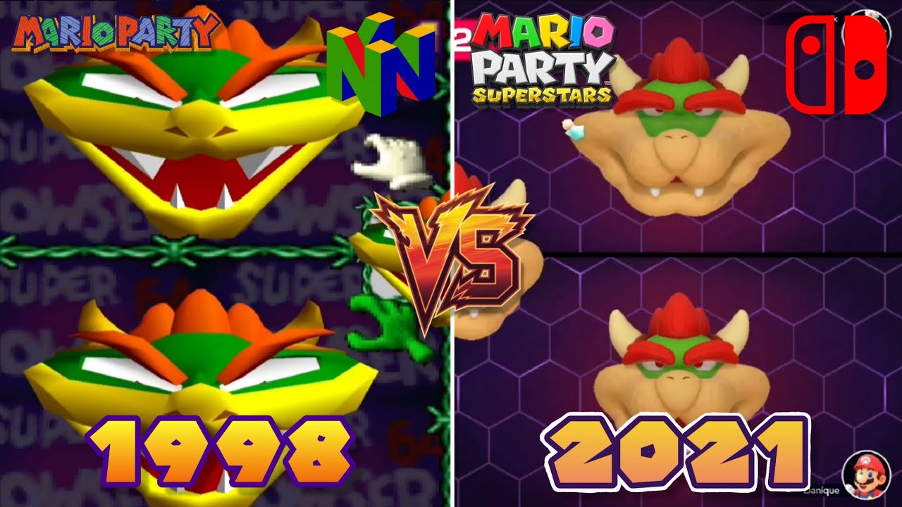 Mario Party - All Minigames Comparison (N64 vs. 3DS/NS)