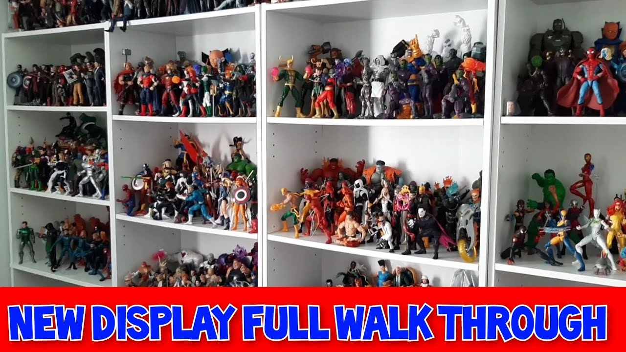 Action Figure Display Update- Full Look at the Final Display Set Up!