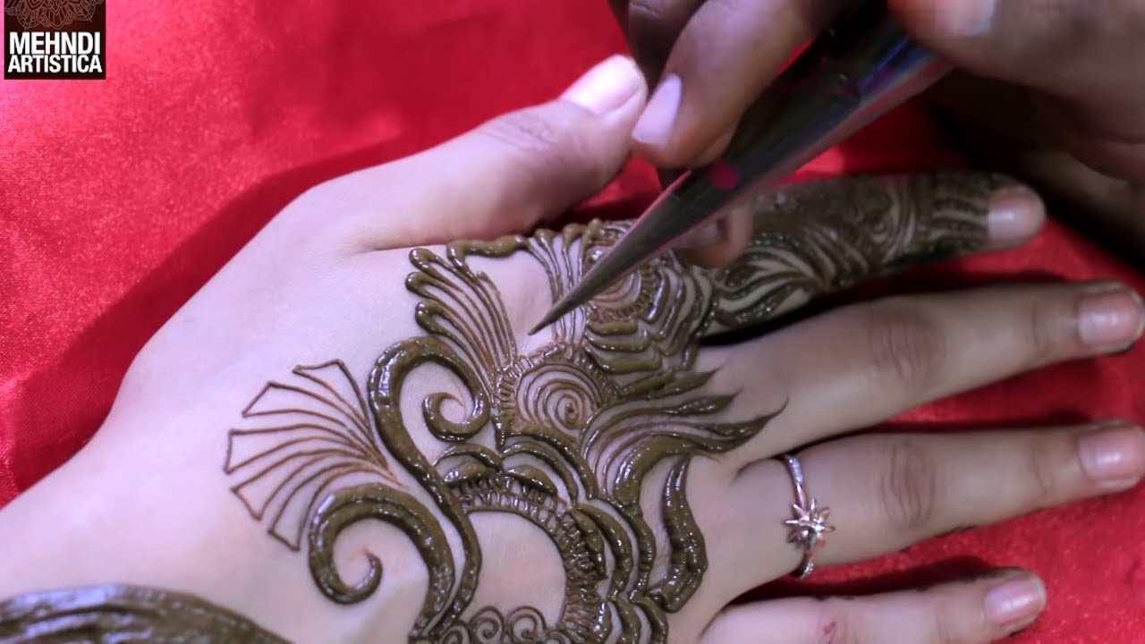 Bollywood Easy Arabian Bride's Henna Mehndi Design