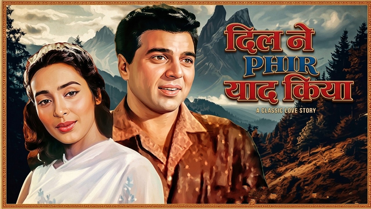 Classic Bollywood Hit – Dil Ne Phir Yaad Kiya (1966) | Dharmendra, Nutan | Full Movie