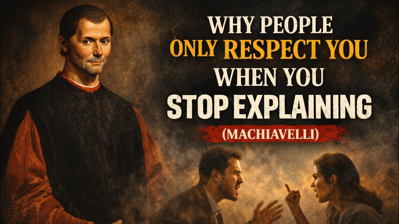 Why People Only Respect You When You Stop Explaining (Machiavelli)