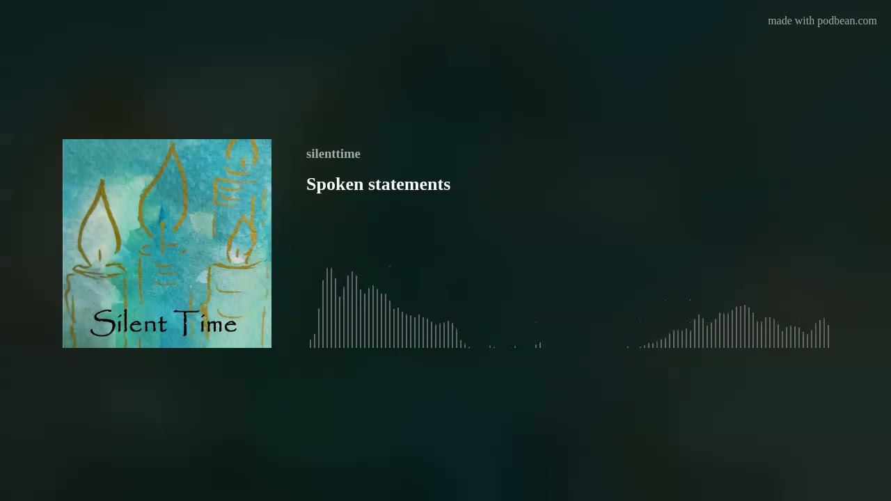 Spoken statements