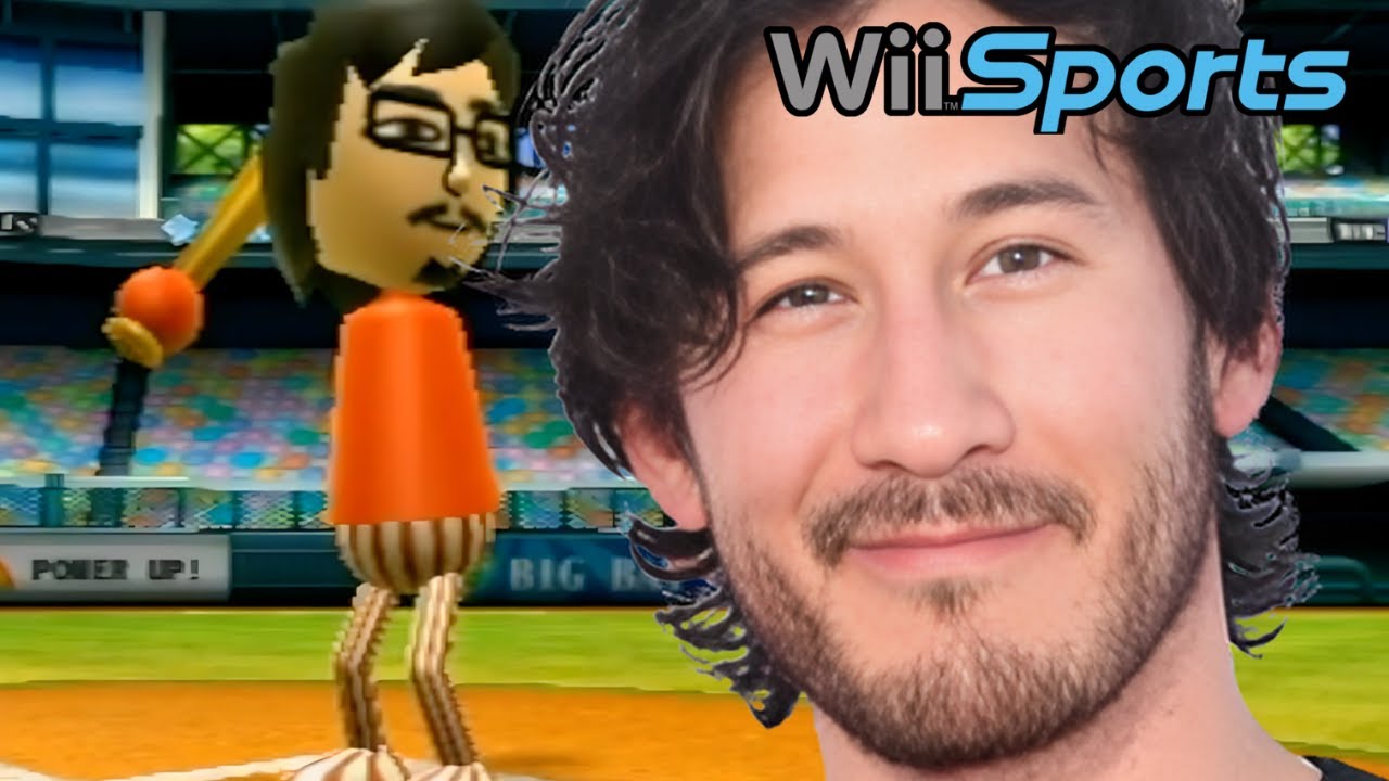 MARKIPLIER HAS A BIG DEBUT ON Wii SPORTS BASEBALL!