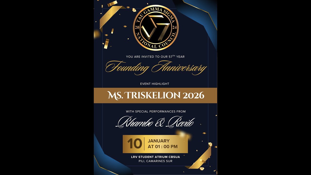 Tau Gamma Sigma 57th Anniversary Official Song #SolidoNational
