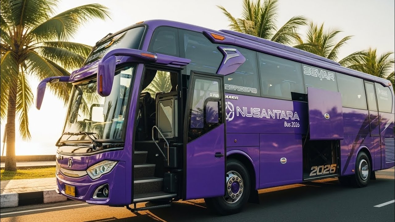 🚍NUSANTARA Bus  Terbaru! Bus Mewah Super Nyaman dengan Fitur💫 Canggih dan Harga Terbaru!