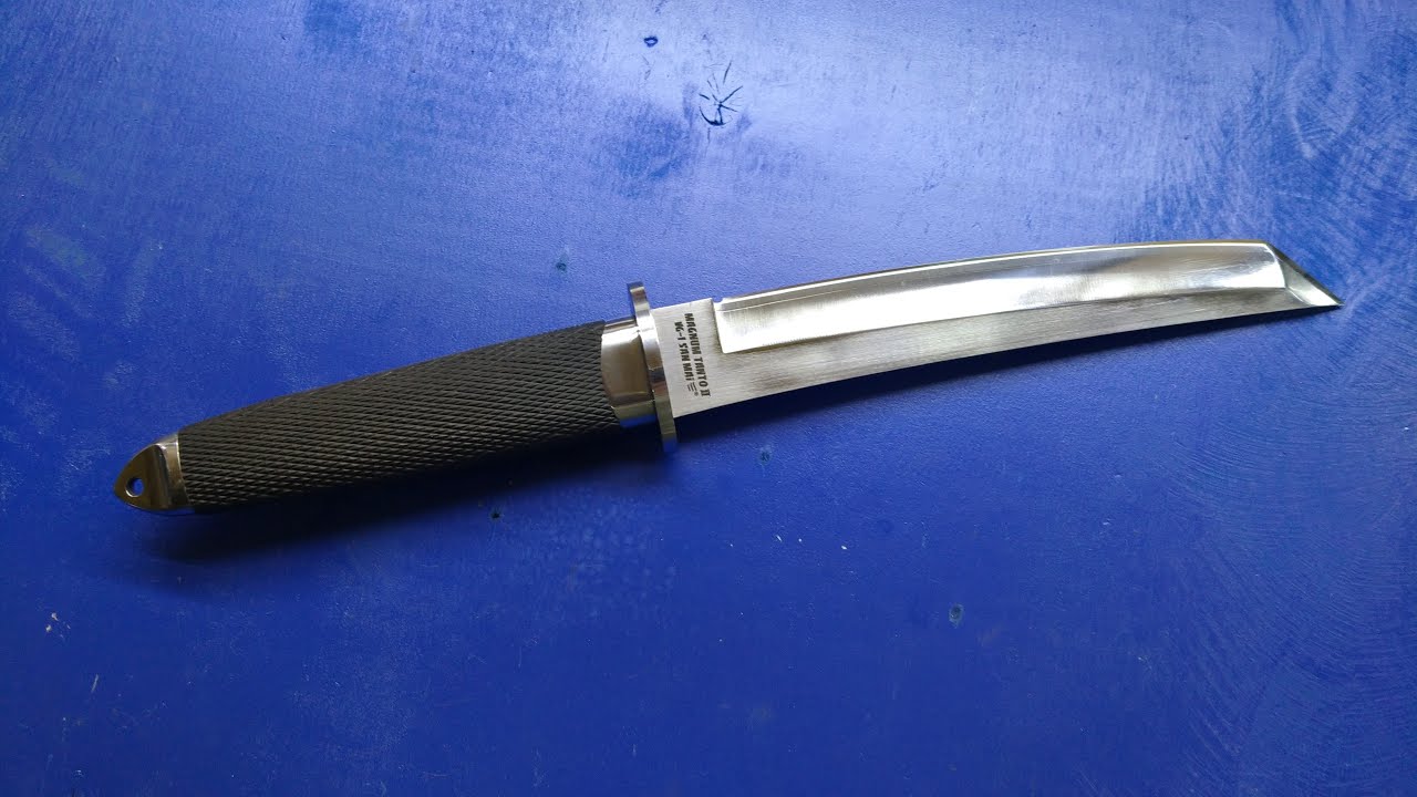 Заточка Танто Магнум II на точилке Строгова. Sharpening Tanto Magnum II on Strogoff's sharpener