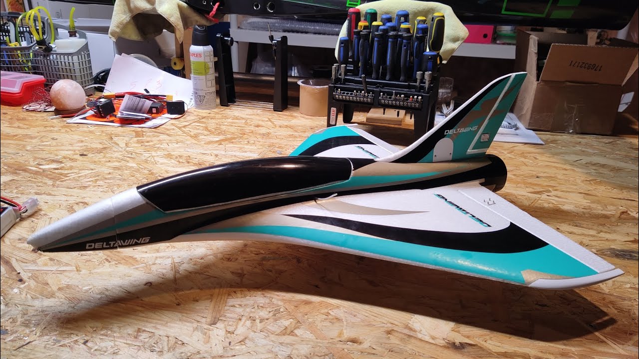 Great Hobbies Deltawing 50mm EDF tuning setup