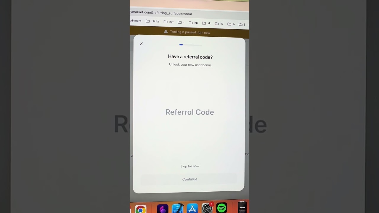 How to redeem a referral code in Polymarket?