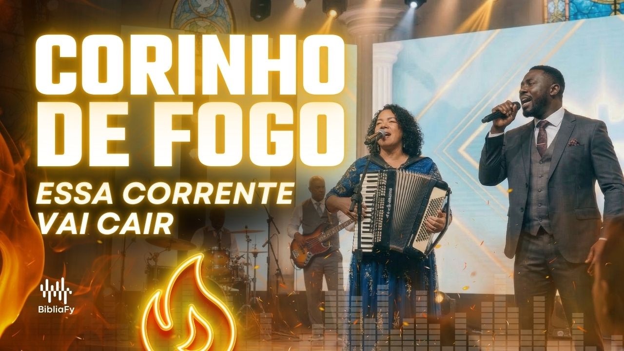[🔥CORINHO DE FOGO ] DEUS ARRANCOU O CADEADO🔓| Letra Musical🎵