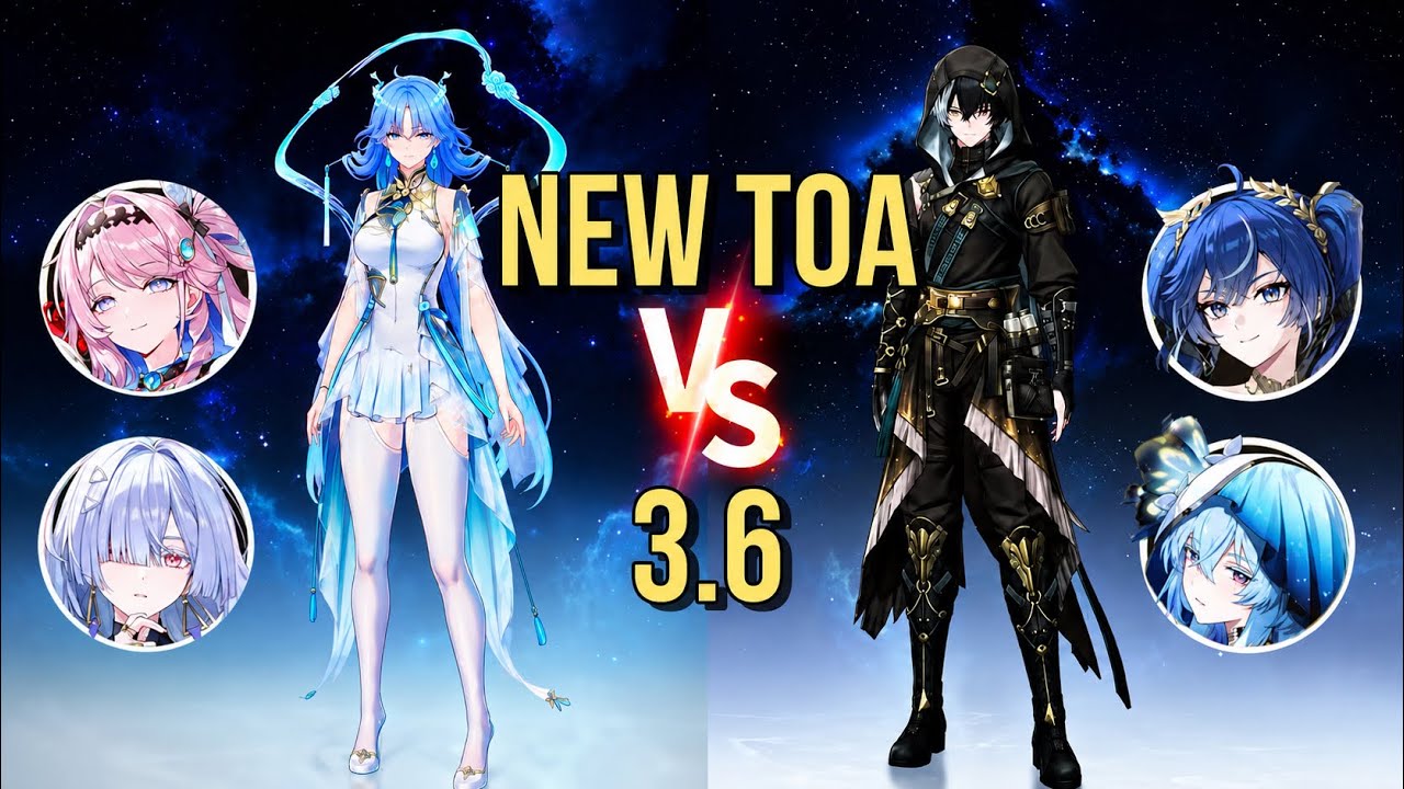 Jingran & Qingxiao vs New Tower of Adversity ToA 3.6 Gameplay Showcases!!