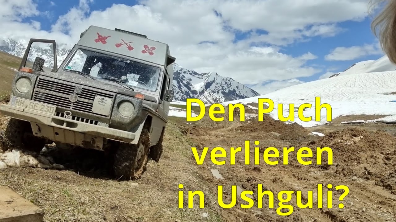 Caucasus 2023. The way to Ushguli.