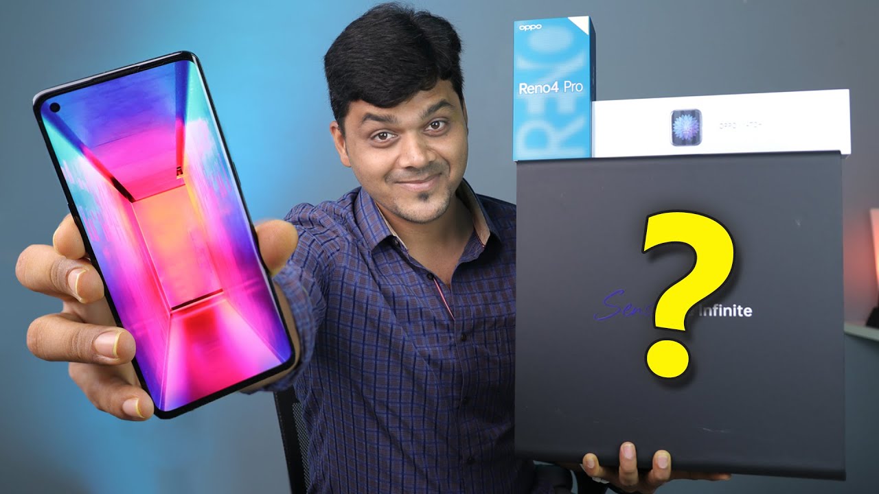 OPPO Reno 4 Pro Unboxing 🔥🔥🔥 SUPER SLIM, 65W FAST, 3D curved 90 Hz AMOLED Display | மின்னல்