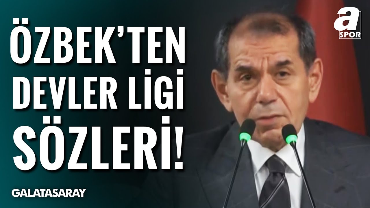 Galatasaray Başkanı Dursun &Ouml;zbek'ten &Ccedil;arpıcı A&ccedil;ıklamalar: 