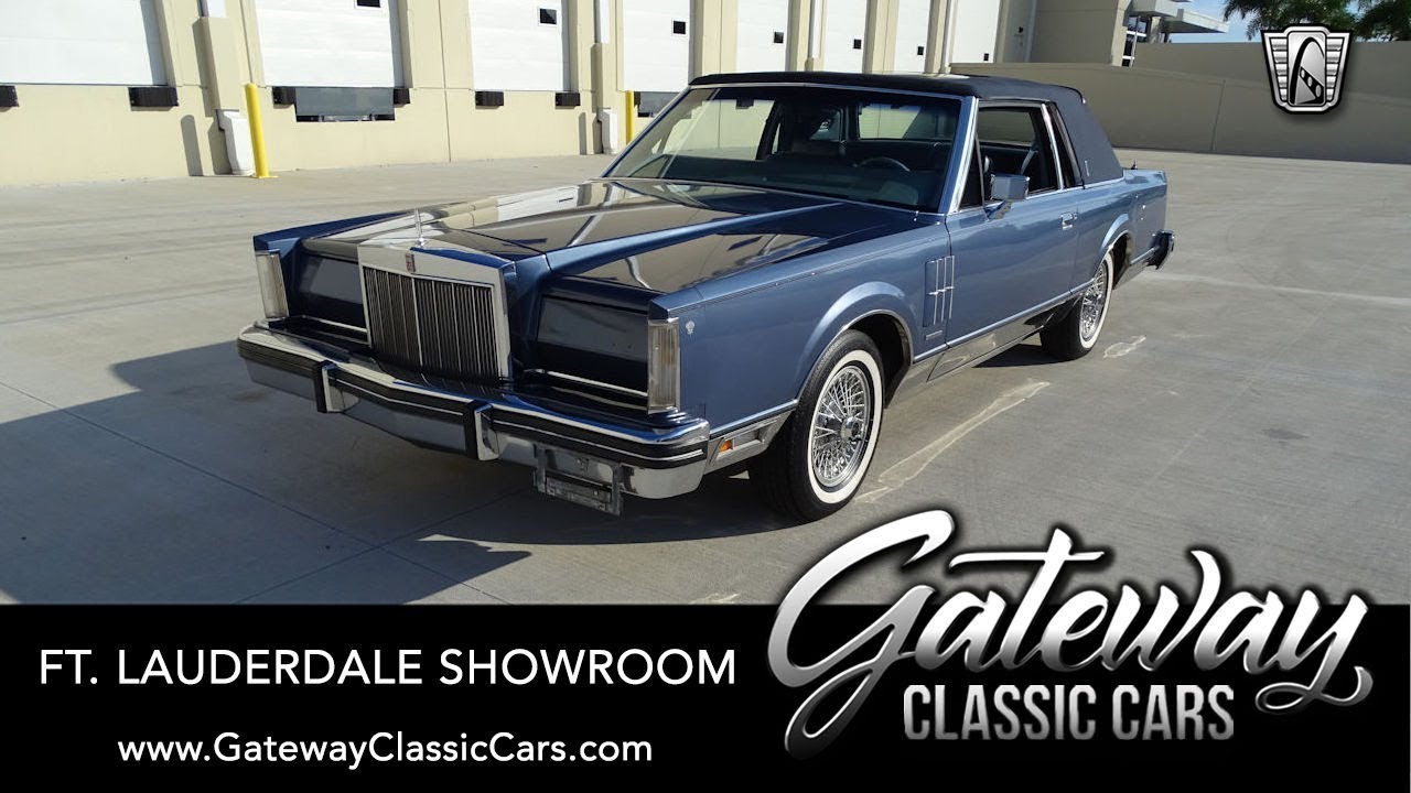 1983 Lincoln Continental Mark VI Gateway Classic Cars of Ft. Lauderdale #1080