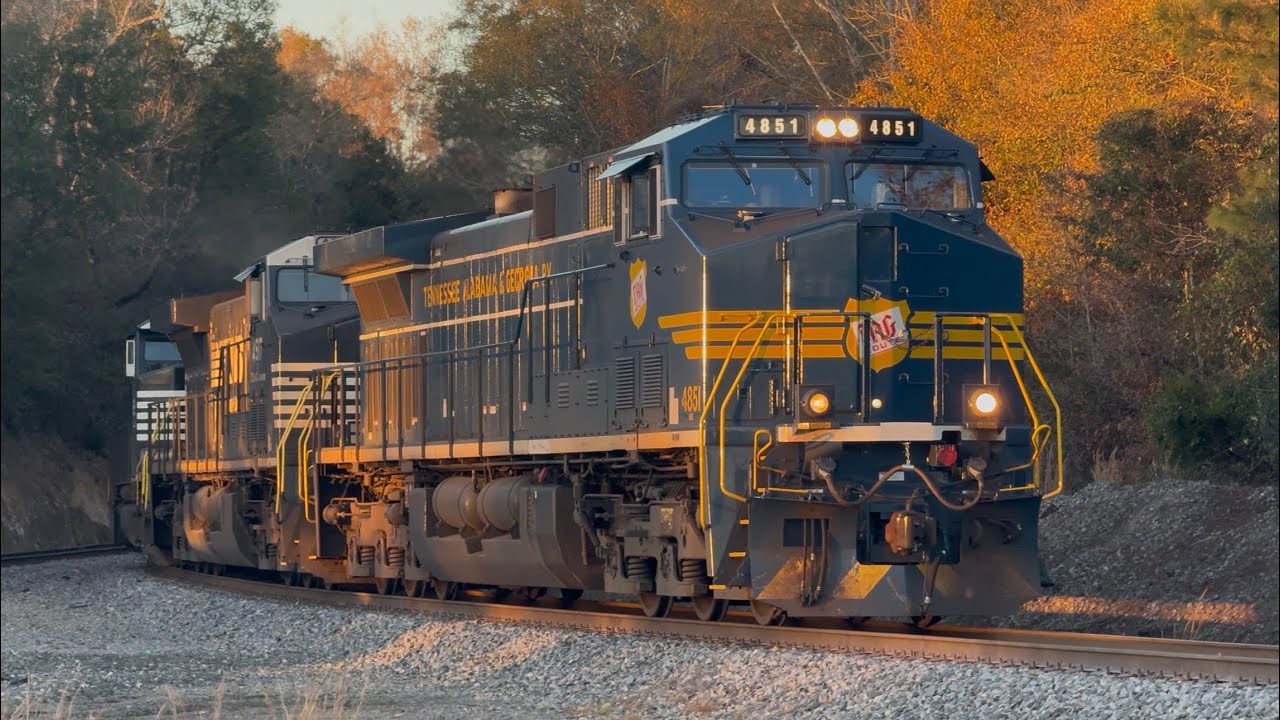 NS 4851 &ldquo;TAG Route&rdquo; heritage unit leads NS 191