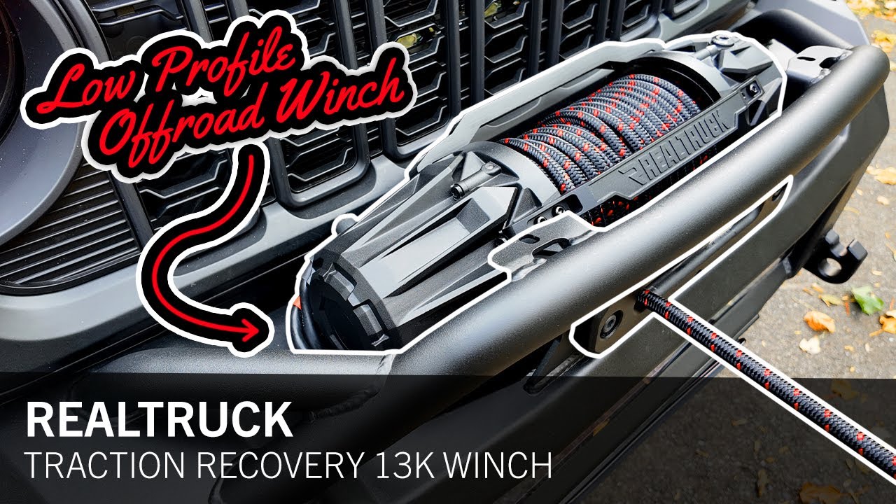 Установка и обзор лебёдки RealTruck Traction Recovery 13&nbsp;000 фунтов | Настройка для джипов и внед...