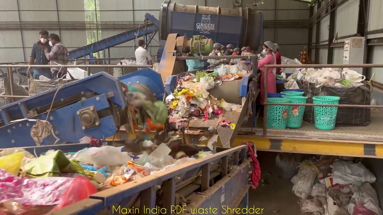 RDF Waste Shredder, RDF Shredding, AFR Shredder, #Dualshaftwasteshredder, #TwinshaftPlasticshredder