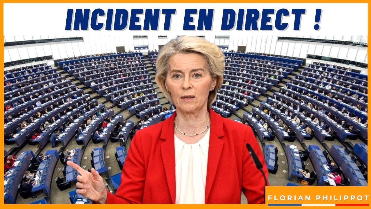 En plein direct, Ursula Von der Leyen choque le public !