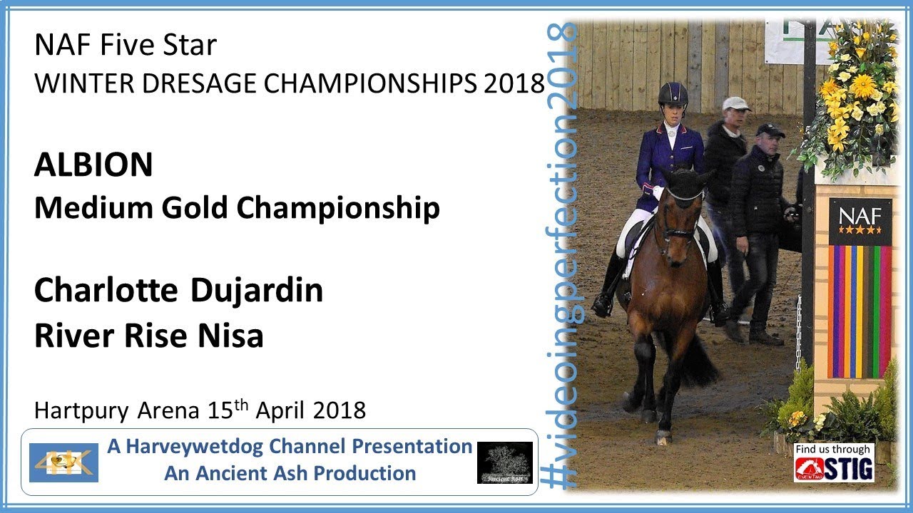 Charlotte Dujardin & River Rise Nisa: NAF 5 STAR WINTER DRESSAGE CHAMPIONSHIPS 2018 Albion Med Gold