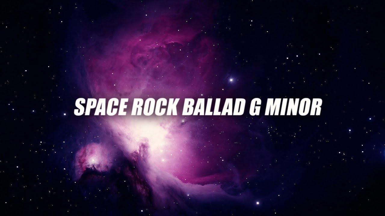 Space Rock Ballad Guitar Backing Track G Minor Jam