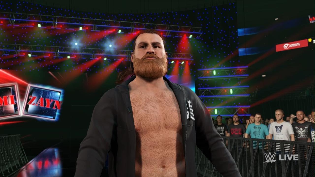 Sami Zayn Vs Kurt Angle