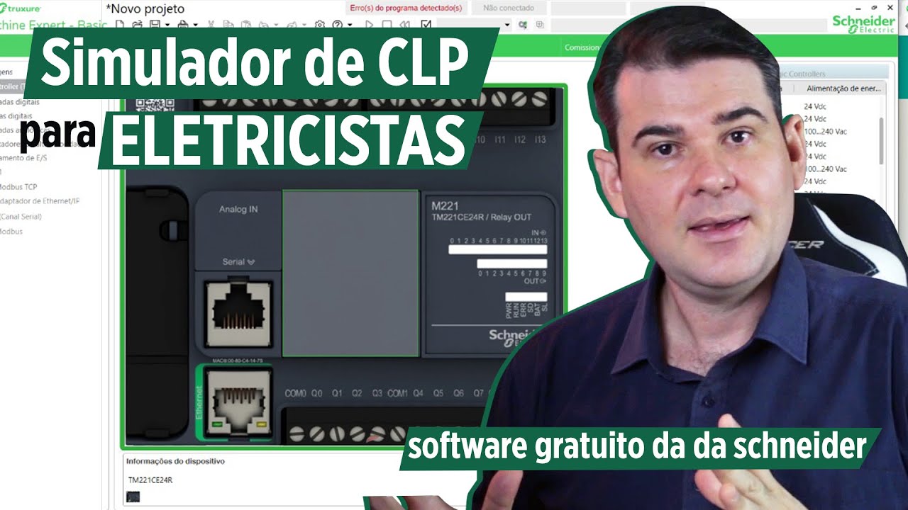 Simulador GRÁTIS de CLP para Eletricistas - Muito fácil e prático programar LADDER | INETEC