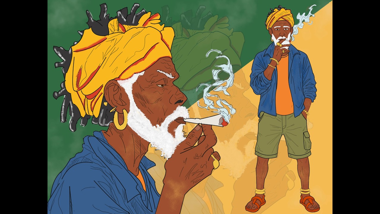 Drawing a Jamaican Inspired Character | Digital Illustration Process #3