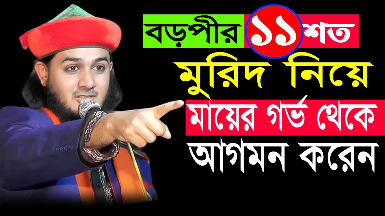 এগারো শ মুরিদ নিয়ে গাউসে পাক জন্ম গ্রহন করেন।হাফেজ জুনাইদ হোসাইন ফারুকী । bangla waz | biplob media
